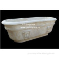 Carved Marble Bathtub with Lion Head(SNK109)